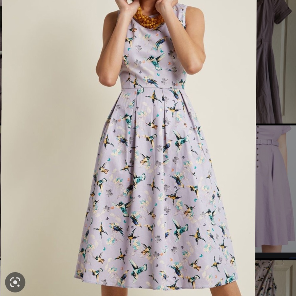 MODCLOTH Verifiably Sweet MIDI Dress XS